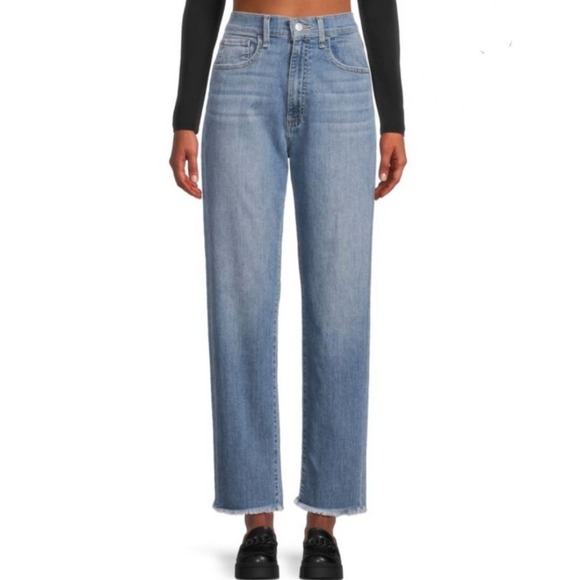 Hudson Jeans Denim - EUC Hudson Women's High Rise Straight Frayed Hem Ankle Jeans StellaSize 31
